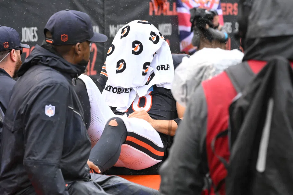 Chicago Bears caem de 59 pontos para 3 em derrota na NFL após estreia épica